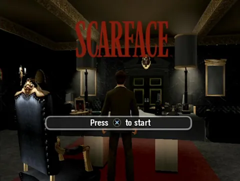 Scarface: The World Is Yours – Titelbildschirm
