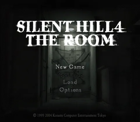 Silent Hill 4: The Room – Titulní obrazovka