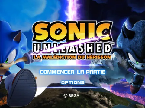Sonic Unleashed – Title screen