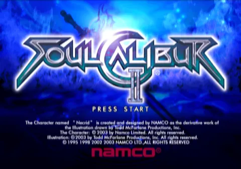 Soulcalibur II – Title screen