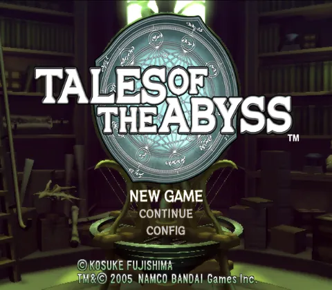 Tales of the Abyss – Titelbildschirm