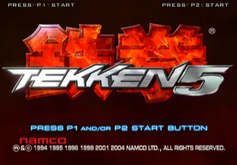 Tekken 5 – Titulní obrazovka