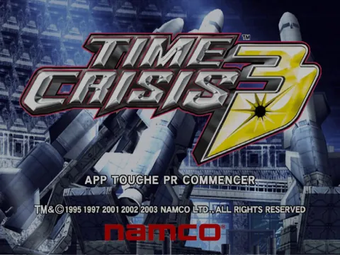 Time Crisis 3 – Title screen