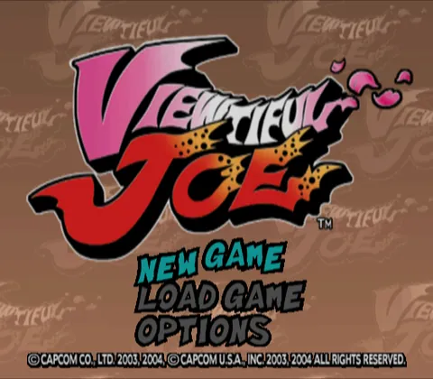 Viewtiful Joe – Title screen