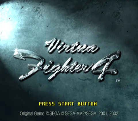 Virtua Fighter 4 – Titulní obrazovka