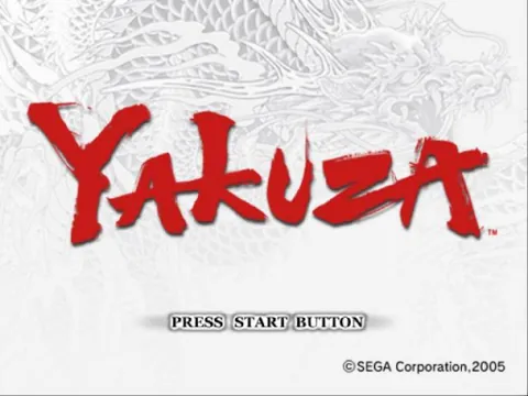 Yakuza – Titulní obrazovka