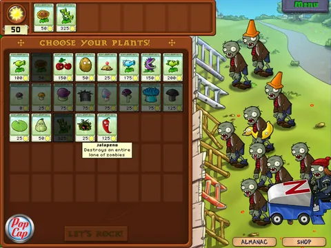 Plants vs. Zombies – Aus dem Spiel