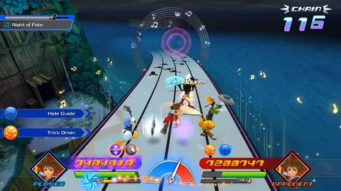 Kingdom Hearts: Melody of Memory – In-game
