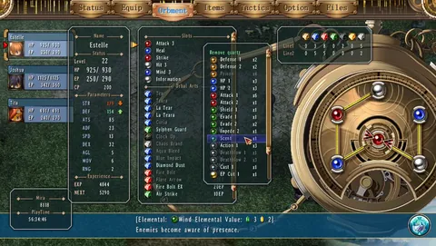 Legend of Heroes, The: Trails in the Sky – En jeu