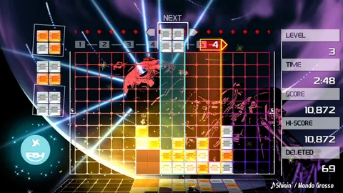Lumines – En jeu