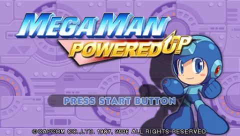 Mega Man Powered Up – Title screen
