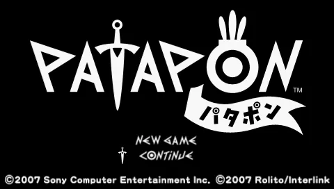 Patapon 1–3 – Titulní obrazovka