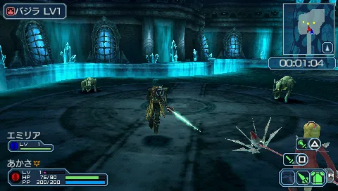 Phantasy Star Portable 2 – En jeu