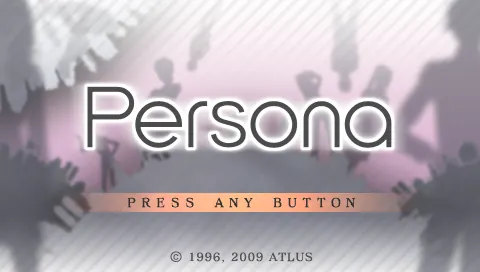 Shin Megami Tensei: Persona – Titulní obrazovka
