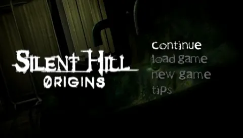 Silent Hill: Origins – Titulní obrazovka