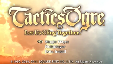Tactics Ogre: Let Us Cling Together – Title screen