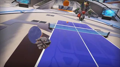 Racket Fury: Table Tennis VR – Ze hry