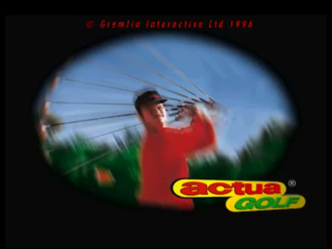 Actua Golf – Écran-titre