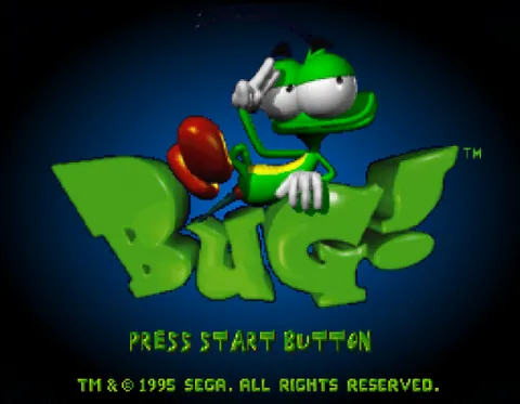Bug! – Title screen