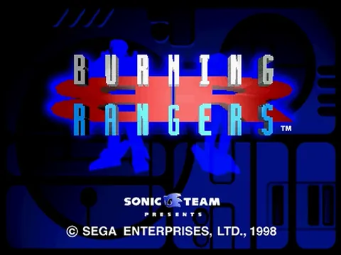 Burning Rangers – Titulní obrazovka