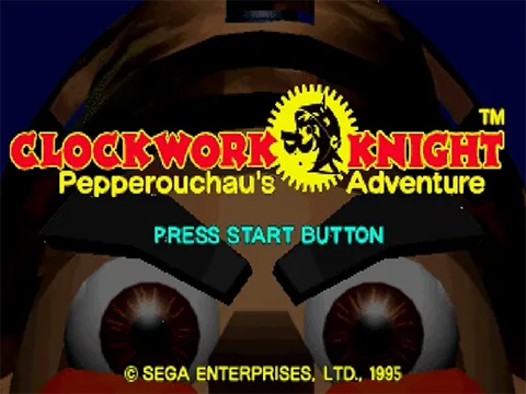 Clockwork Knight – Title screen