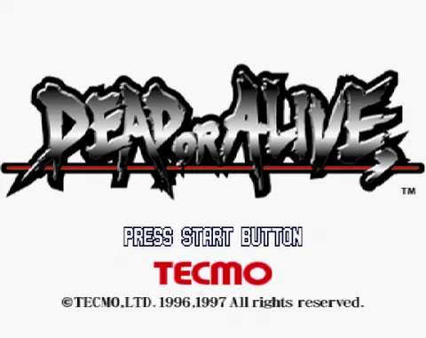 Dead or Alive – Titulní obrazovka