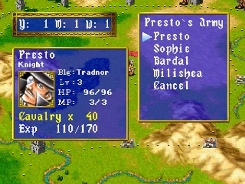 Dragon Force – En jeu