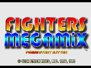 Fighters Megamix – Titulní obrazovka