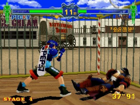 Fighting Vipers – En jeu