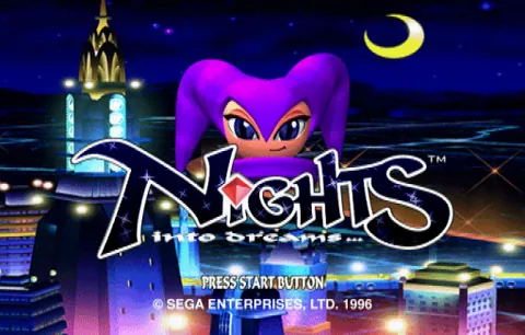NiGHTS into Dreams... – Title screen