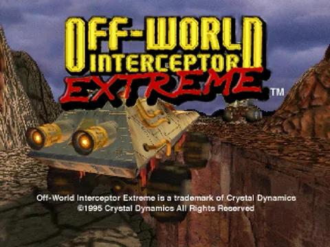 Off World Interceptor Extreme – Title screen