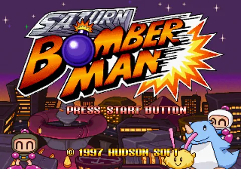 Saturn Bomberman – Titulní obrazovka