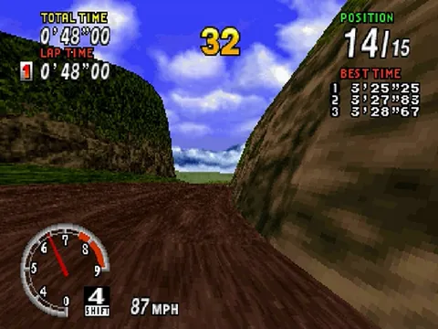Sega Rally Championship – In-game