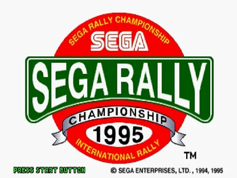 Sega Rally Championship – Title screen