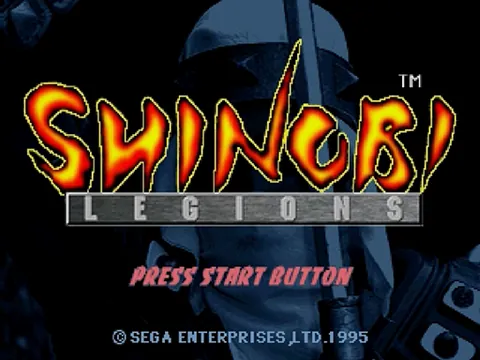Shinobi X / Shinobi Legions – Titelbildschirm
