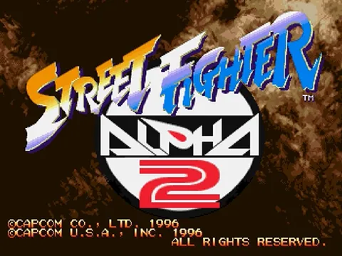 Street Fighter Alpha 2 – Titulní obrazovka