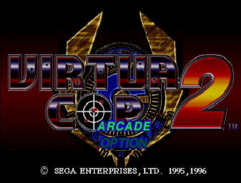 Virtua Cop 1 & 2 – Titelbildschirm