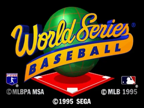 World Series Baseball – Titelbildschirm