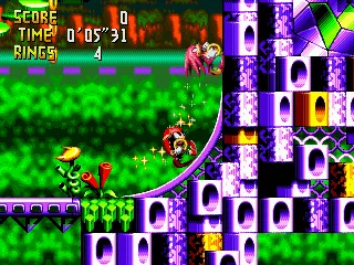 Knuckles' Chaotix – In-game