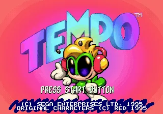 Tempo – Titulní obrazovka