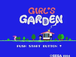 Girl's Garden – Écran-titre