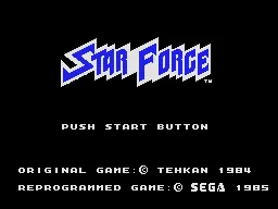 Star Force – Title screen