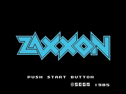 Zaxxon – Titelbildschirm