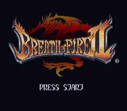 Breath of Fire II – Titelbildschirm
