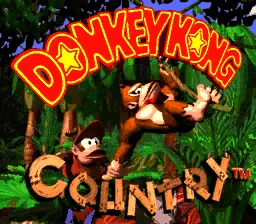 Donkey Kong Country – Titulní obrazovka