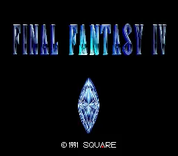 Final Fantasy IV / V – Titulní obrazovka