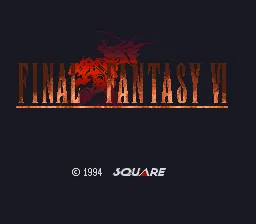 Final Fantasy VI (FFIII US) – Title screen