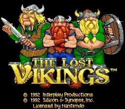 The Lost Vikings – Écran-titre