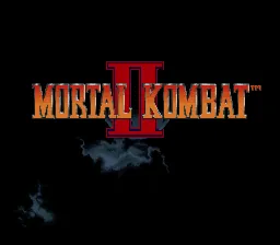 Mortal Kombat II – Title screen