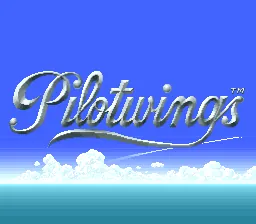 Pilotwings – Title screen